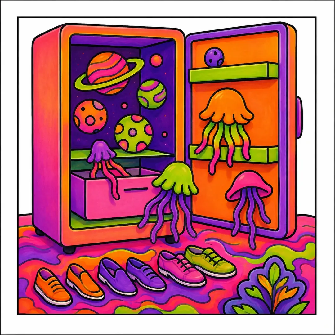 A, inspiración coloreada de Melting Minds