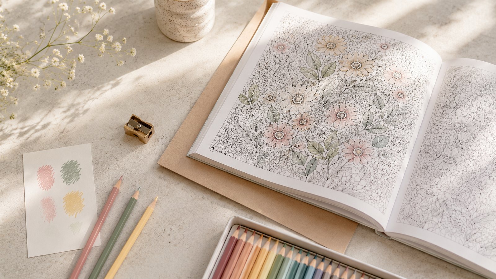 Qué materiales necesitas realmente para empezar a colorear