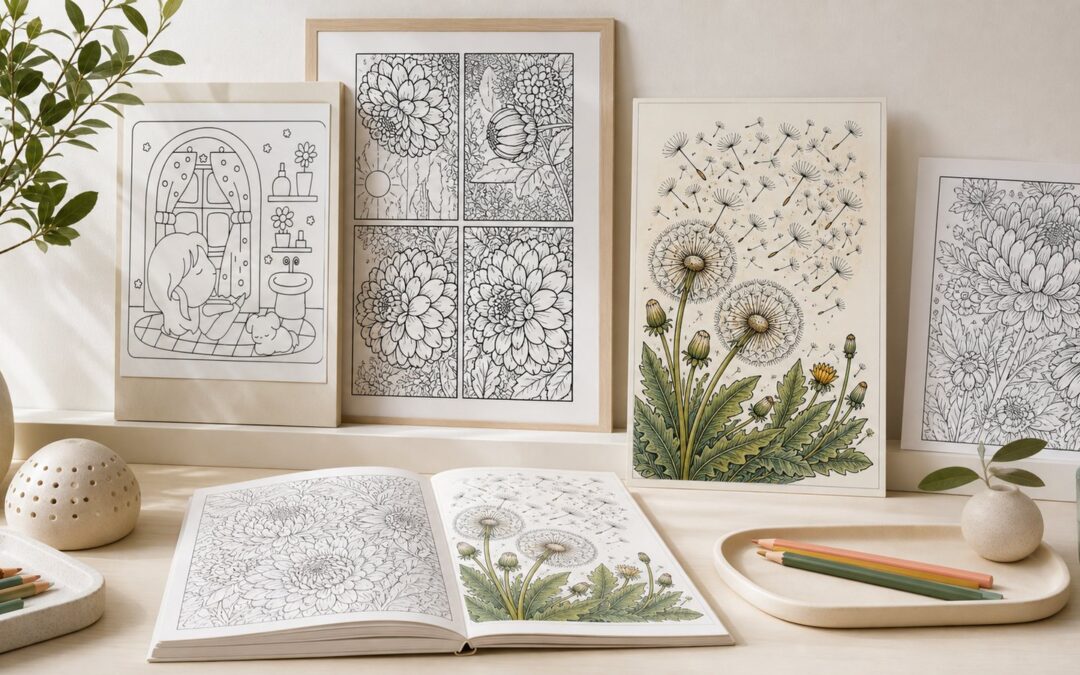 Bienestar visual para tu pausa creativa: una forma sencilla de entender la colección Relajantes